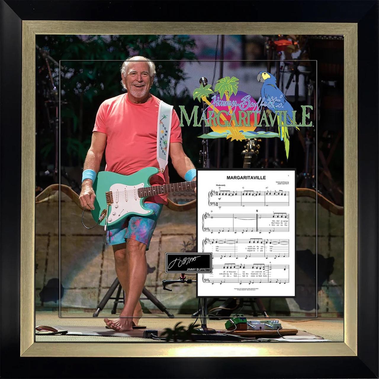 Jimmy Buffett Margaritaville Lyrics Collage Powered By Givergy