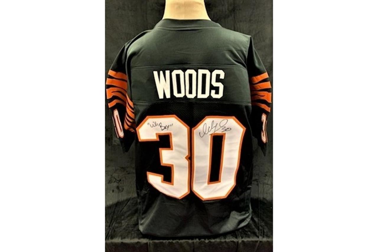 Elbert Ickey Woods Autographed Cincinnati Bengals Jersey –